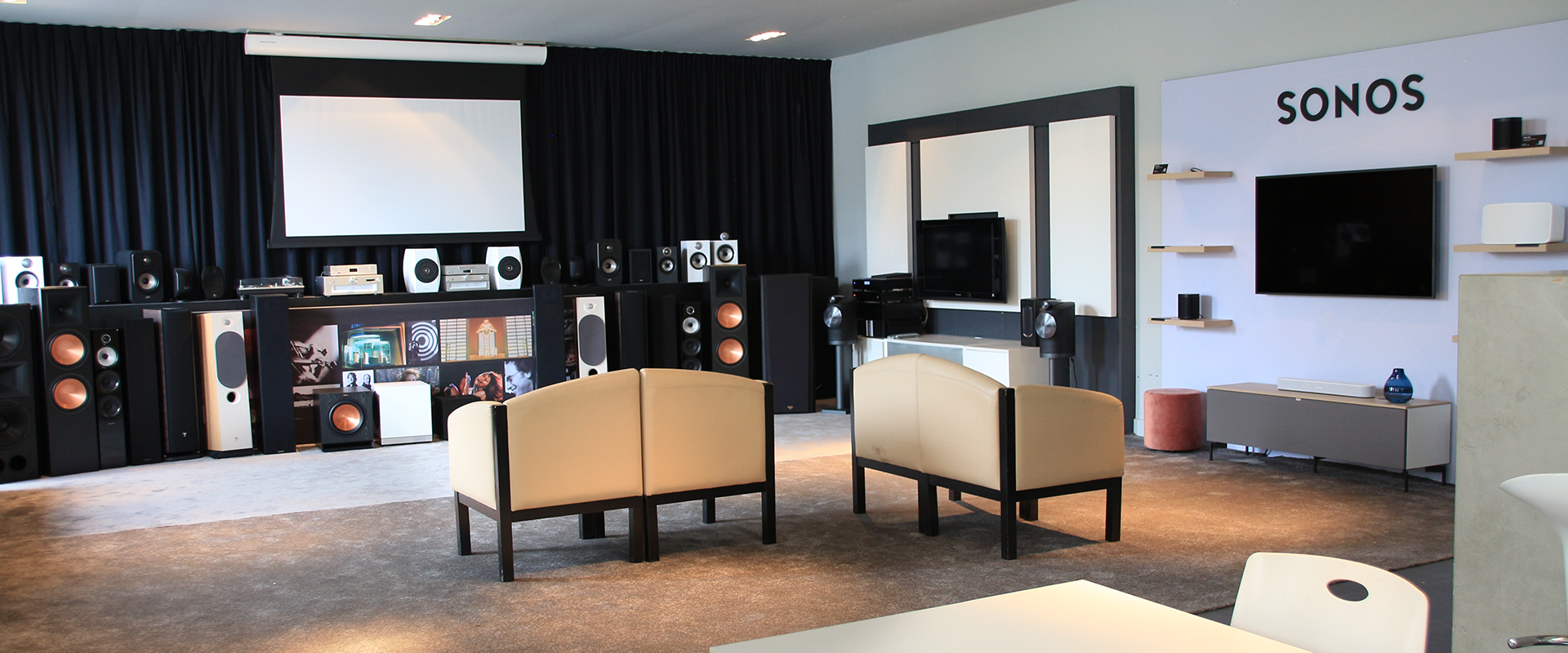 Onze showroom